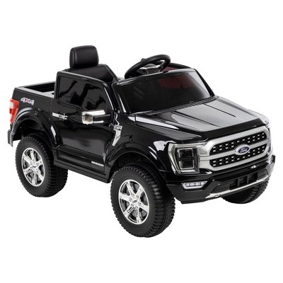 Huffy Ford F-150 Platinum 6V Kids Ride On Truck with LED Lights, 2.5 MPH, Ages 3-7, Black