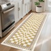 Modern Stripe Geometric Area Rugs Washable Soft Rug for Living Room Thin Low Pile Non Slip Stain Resistant Carpet for Bedroom Office - 3 of 4