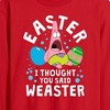 Men's - SpongeBob Squarepants - Easter Weaster Long Sleeve Graphic T-Shirt - 2 of 4