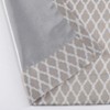 Kate Aurora 2 Pack Amari Contemporary Lattice Light Filtering Grommet Top Window Curtain Panels - 3 of 4