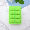 Unique Bargains Ice Tray 8-Cavity Cow Ice Mould with Lid Irregular Hand Wash Only Silicone 6.30"x4.33"x1.18" 1 Pc - 2 of 3