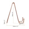 Unique Bargains Iron Durable Rounded Corner Book Decorative Easels or Stands 2 Pcs - 2 of 4