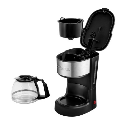 Gourmia 5 Cup One-Touch Switch Coffee Maker with Auto Keep Warm Black: Small Drip Coffee Machine, 700W, Basket Filter ‼️has stains‼️and has mild scratches ‼️