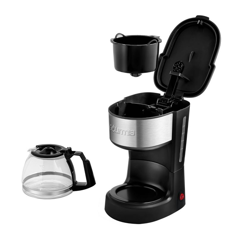 Gourmia 5 Cup One-Touch Switch Coffee Maker with Auto Keep Warm Black, 6 of 10
