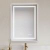 C Cattleya Rectangular Frameless Anti-Fog Color Changing Dimmable LED Bathroom Vanity Mirror Light - image 2 of 4