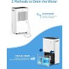 R.W. FLAME 45 Pint Efficient Dehumidifier, Auto Defrost, 4L Water Tank, 3-Color LED Light, for Home, Bathroom, Bedroom, White, Quiet Operation - 4 of 4