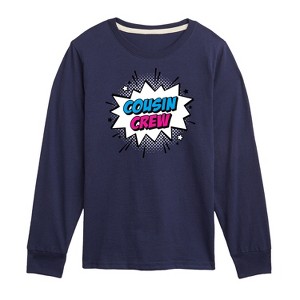 Boys' - Instant Message - Comic Cousin Crew Long Sleeve Graphic T-Shirt - 1 of 4