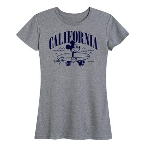 Women's - Disney - California Mickey Short Sleeve Graphic T-Shirt - 1 of 4
