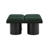 Meridian Furniture,Pavilion Boucle Fabric Bench - 3 of 4