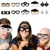 Big Dot of Happiness Stars Over Paris Glasses - Paper Card Stock Parisian Themed Party Photo Booth Props Kit - 10 Count - 2 of 4