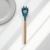 Unique Bargains Spoon Hand Wash Only Pasta Claw Silicone Wooden Handle 12.6" 1 Pc - 2 of 4