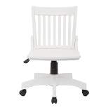 Deluxe Armless Wood Bankers Chair White - OSP Home Furnishings