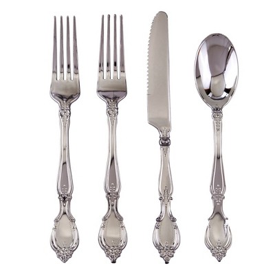 60ct Cutlery Silver - Spritz™ : Target