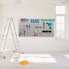 LUGO 62pc 24"x16" Steel Pegboard Wall Organizer Kit - 3 of 4