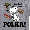 Men's - Peanuts - Snoopy Oktoberfest You Had Me At Polka Short Sleeve Graphic T-Shirt - 2 of 4