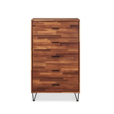 Bella Depot Rustic 5-Drawer Chest