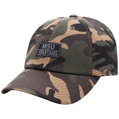 NCAA Michigan State Spartans Men's Camo Washed Relaxed Fit Hat