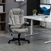 Okak Massage Computer Chair with 6 Point Vibration, Reclining Swivel Chair with Padding Armrest and Remote, Criss Cross Chair for Study, Office - 2 of 4