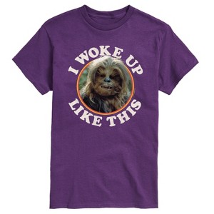 Men's - Star Wars - I Woke Up Like This Chewie Short Sleeve Graphic T-Shirt - 1 of 3