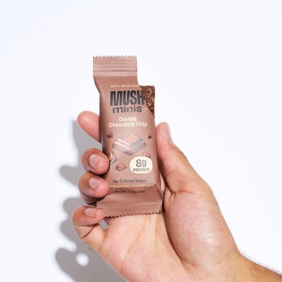 MUSH Double Chocolate Chip Mini Protein Bars - 9.6oz/8ct