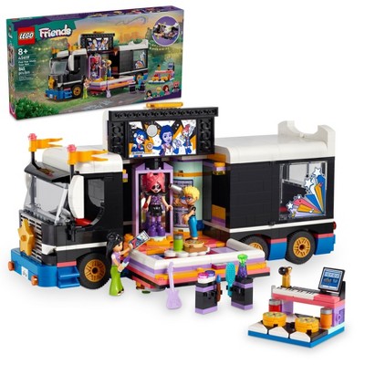 LEGO Friends Pop Star Music Tour Bus Play Together Toy 42619_0