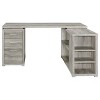 Vynxaria 3-Drawer L-Shaped Desk with Storage Shelves, Corner Workstation for Home Office Organization - 3 of 4