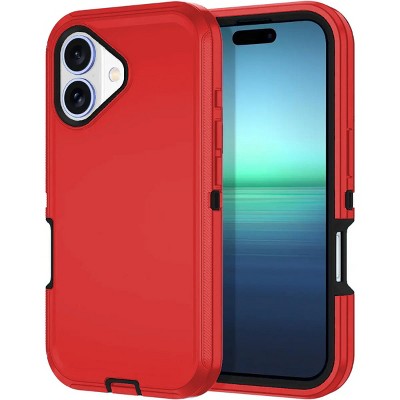 Entronix Case Compatible with iPhone 16 - Triple-Layer Heavy Duty Protection