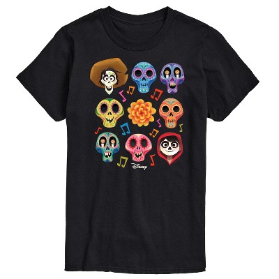 Men's - Coco - Musical Skulls Short Sleeve Graphic T-Shirt