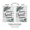 Evergreen Home Sweet Home Eucalyptus Garden Burlap Flag 12.5 x 18 Inches Indoor Outdoor Decor - 4 of 4