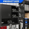TinyHomie Wall-Mounted Garage Storage Cabinet with Locking Doors and Adjustable Shelf, Metal Floating Upper Storage Solution - 4 of 4