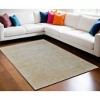 Yellow and Ivory Abstract Hand Woven Area Rug - 2 of 4