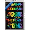 Trends International DC Comics Justice League - Rainbow Silhouette Framed Wall Poster Prints - 3 of 4