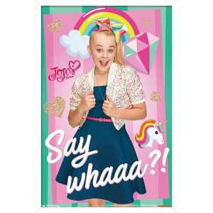 Trends International JoJo Siwa - Say Whaa Framed Wall Poster Prints - 1 of 4