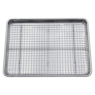 Checkered Chef Stainless Steel Half Sheet 18x13 Inch Baking Pan