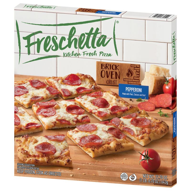 Freschetta Brick Oven Pizza Pepperoni and Italian Style Cheese - 22.7oz, 3 of 11
