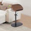 YIYIBYUS C-shaped Side Table, Small End Table, Height Adjustable, Rrotatable - 3 of 4