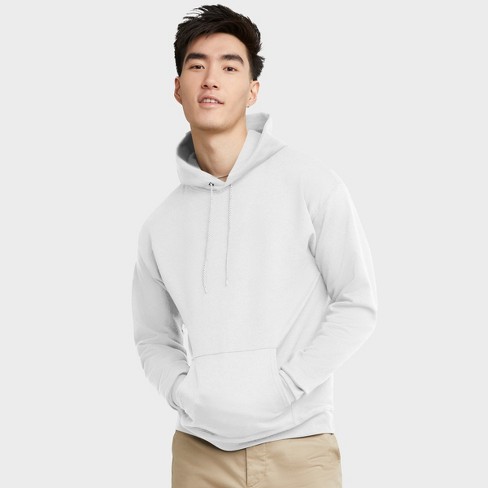 White fleece hoodie mens new arrivals