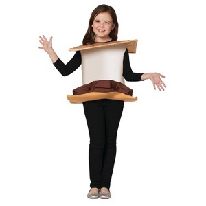 Imposta Costumes Kids' S'Mores Costume Bodysuit Brown M - 1 of 2