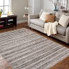 Washable Modern Plaid Rug – Foldable Thin Non-Slip Non-Shedding Easy-Care Carpet for Living Room Bedroom Kitchen Dining Room. - 4 of 4