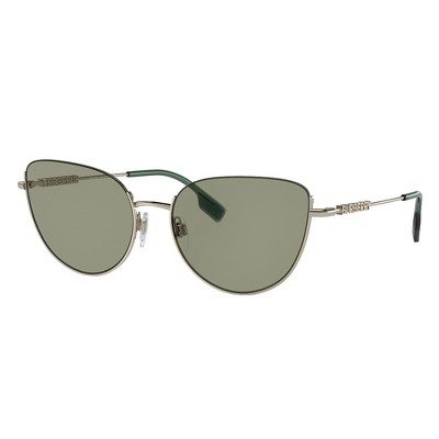 Burberry BE 3144 1109/2 Womens Cat-Eye Sunglasses Gold 58mm