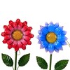 Direct International 15.0 Inch Flower Hook Yard Decor Decorative Wall Sculptures - 3 of 3
