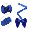 INSPIRE CHIC Men's Velvet Pre-Tied Solid Color Pocket Square Adjustable Bow Tie 1 Pair - 2 of 4