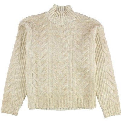 GUESS Womens Diane Mock Neck Pullover Sweater