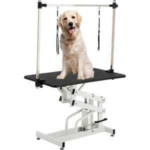 UbMelt 42.5 Inch Hydraulic Pet Grooming Table with Adjustable Height and Noose for Medium/Large Dogs - 1 of 4