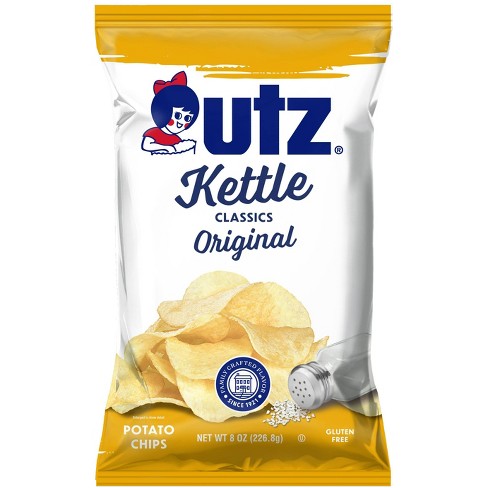 Utz Kettle Classics Original Kettle Cooked Potato Chips - 8oz - image 1 of 4
