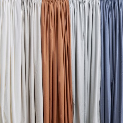 Canyon Brown Cotton Percale Queen Duvet Cover Set