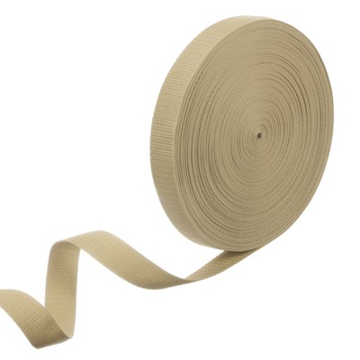 Unique Bargains Durable Polypropylene Flexible Natural Webbing 1 Inch 1 Pc