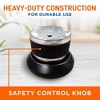NutriChef Replacement Plastic Control Knob - Black - 3 of 4