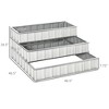 Aghana Digitals 3-Tier Metal Raised Garden Bed with Gloves, 4'x4'x2' Rustproof Planter Box for - 3 of 4