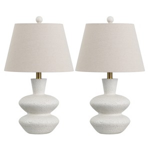 Mecca 21.5" Table Lamp (Set of 2) - TBL4639 - Off-White - Safavieh - 1 of 4